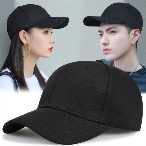 

classic black fashion womens baseball caps summer cotton kpop bone snapback cap women solid sports hat men gorras hombre, Blue;gray