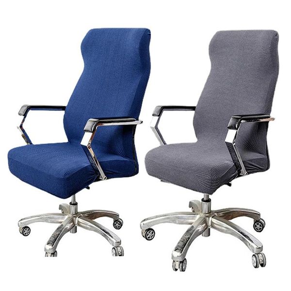 

chair covers thickened office cover computer elastic armchair seat stretch rotating lift internet cafe slipcover