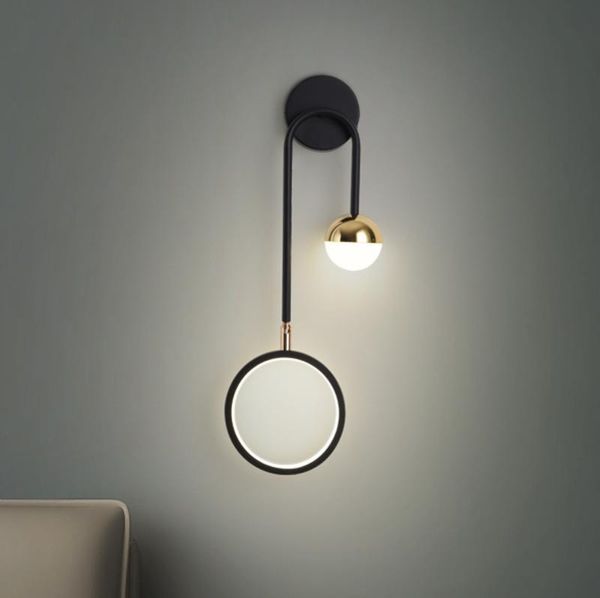 

nordic bedroom bedside wall lamp industrial wind living room aisle restaurant el foyer lights vintage fashion lamps