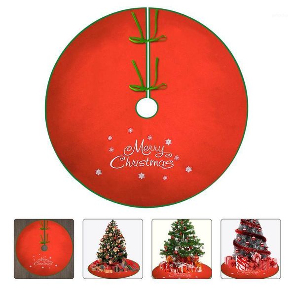 

christmas decorations 1 pc classic cloth xmas tree skirt carpet decoration
