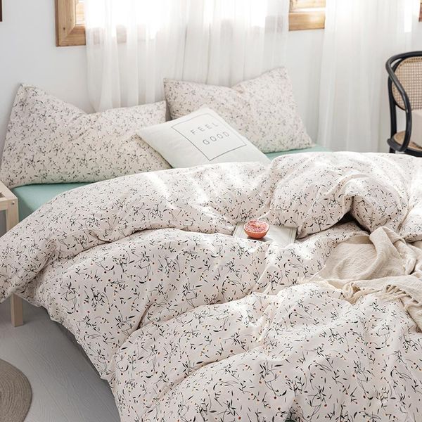 

bedding sets oxygen cotton set duvet cover 220x240 pillowcase bed sheet fitted 4pcs home textiles twin  king size