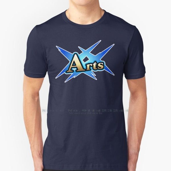 

men's t-shirts fgo arts card shirt t 100% pure cotton fate go grand order creative trending vintage cool gift, White;black
