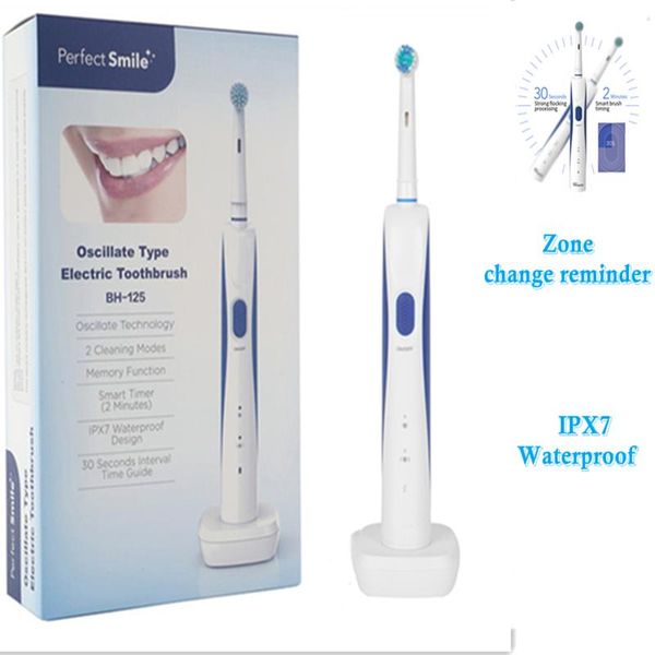

smart electric toothbrush rotary automatic ipx7 waterproof wireless charging for adults travel necessities
