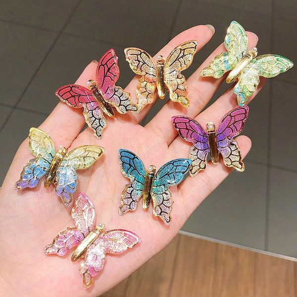 

hair clips & barrettes 24 styles cute butterfly hairpins beautiful bridal wedding engagement party jewelry ornament, Golden;silver
