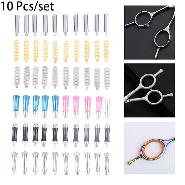 

eyebrow tools & stencils 10pcs hairstyling removable finger rest scissors shear scissor parts accessories