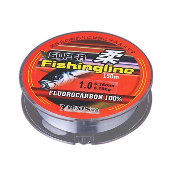 

150m/164 yard nylon fluorocarbon fishing line high strength freshwater saltwater wire outdoor accessories braid