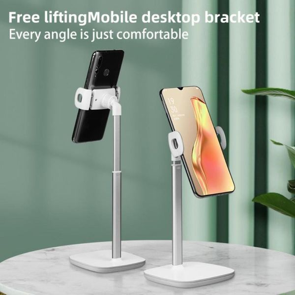 

cell phone mounts & holders holder lazy stand live po taking capacity adjustable hands-desk smart universal bracket for livestreaming