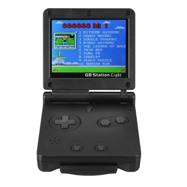 Jogadores de jogos portáteis DHL 10 pçs / lote 8 bits PVP Handheld Console Player com bulit-in 142 jogos retrô estilo para jogos