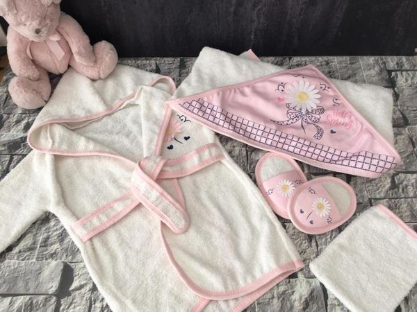 

pajamas baby hooded bath towel set children girl boy robe cartoon bathrobes wrap born long sleeve slipper toddler clothing gifts, Blue;red