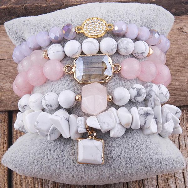 

beaded, strands rh fashion boho beaded bracelet jewelry accessory multi 5pc stack & bangle sets for women gift, Black