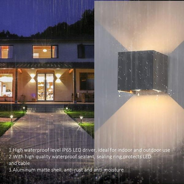 

outdoor wall lamps led lights - waterproof indoor aluminum garden light