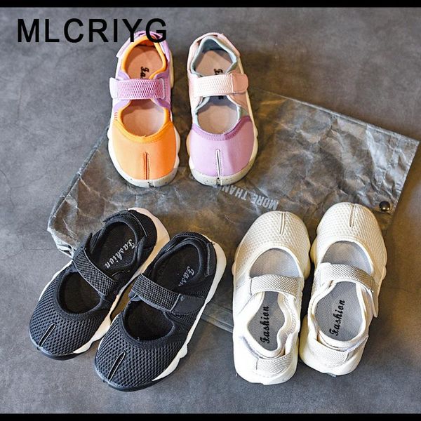 

athletic & outdoor autumn kids sport sneakers children brand mesh shoes baby girls multicolor casual boys soft chunky trainers, Black