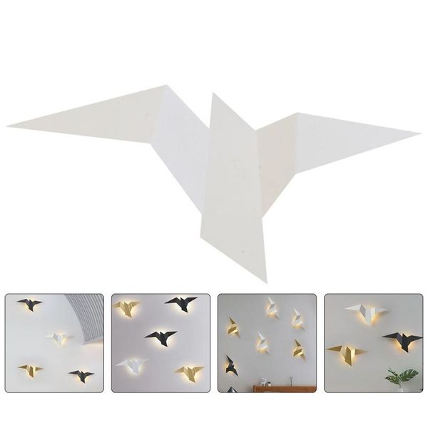 

wall lamp 1pc decorative flying bird light bedroom bedside (warm light)