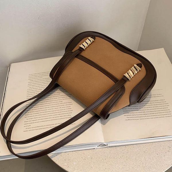 

evening bags simple vintage color contrast crossbody for women pu leather flip shoulder messenger bag female travel handbags and purses
