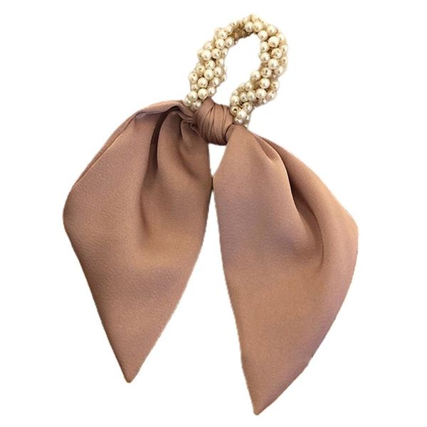 

hair clips & barrettes acrylic pearl scrunchies beads weave elastic headband streamer rope shiny bow accessories tie c1fe, Golden;silver