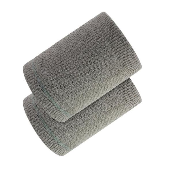 

wrist support 1 pair sports protective wristband exercise brace cuff breathable (grey), Black;red