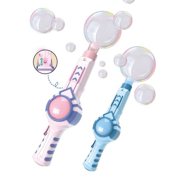 

2021 New Summer Smoke Magic Bubble Machine Wedding Supplies Electric Automatic Bubble Blower Maker Gun Kids Outdoor Toys