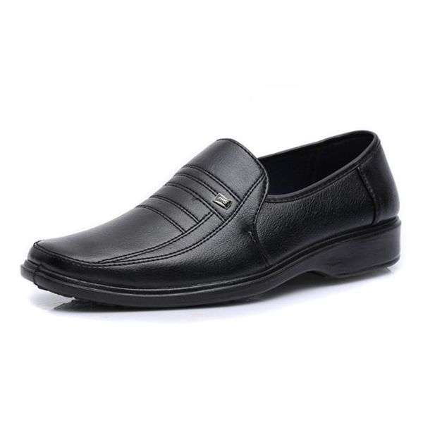 

dress shoes mazefeng brand men's business casual for men soft genuine leather fashion mens comfortable oxford size 39-44, Black