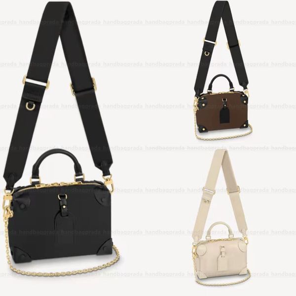 

genuine leather petite malle souple crossbody bags speedy women's men clutch tote luxury designer fashion handbags wallet handbag shoul