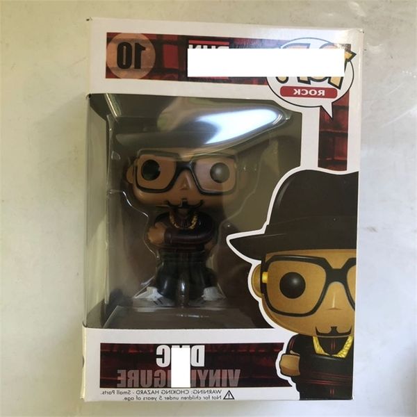 

83funko pop stars surrounding hand-made dolls, limited rappers 09 10 11run dmc