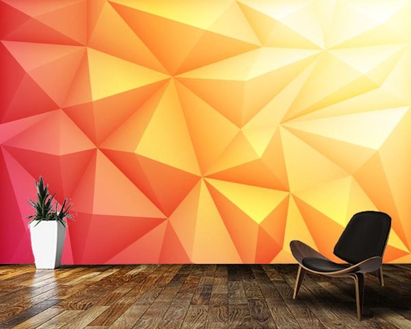 

wallpapers papel de parede colored abstract geometric pattern 3d wallpaper,living room tv wall bedroom papers home decor bar mural