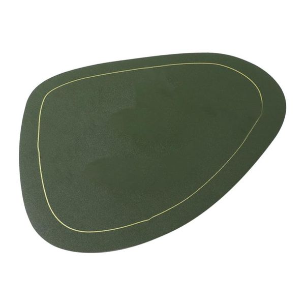 

mats & pads 4pcs dinning table non slip holiday pu leather party heat resistant home kitchen elegant bbq easy clean tableware place mat