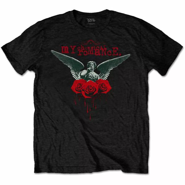 

my chemical romance angel of the water official t-shirt men unisex, White;black