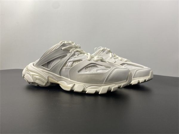 

triple-s 3.0 mens slippers shoes womens all white designer sneakers size