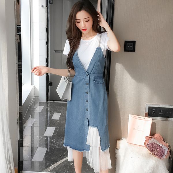 

casual dresses dressed in asymmetric female jeans, sleeveless vintage mesh dress, cleavage v, spaghetti strap, single-breasted, #2432 0yo3, Black;gray