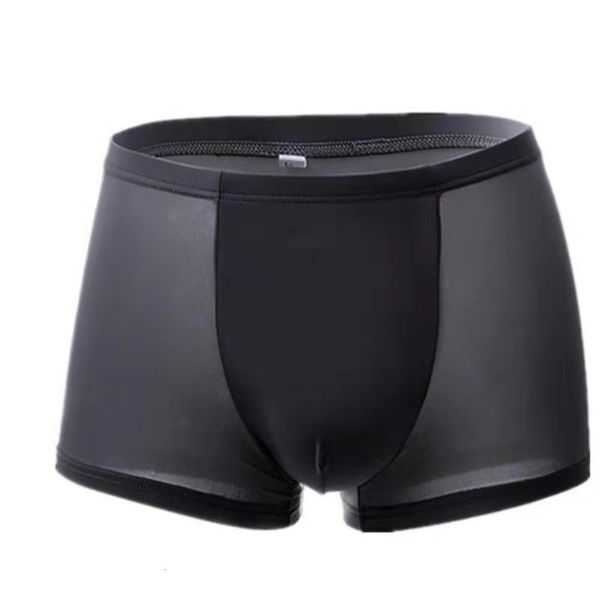 

men's underwear men's shorts summer breathable pes ice, Black;white