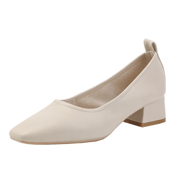 

new 2021 high heels ladies party dress shoes soft leather shoes for woman casual oxford shoes fashion elegant black beige