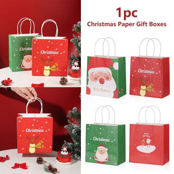 

gift wrap supplies packaging box xmas decor year elk candy santa claus present christmas paper boxes