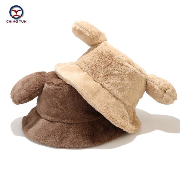 

wide brim hats hat autumn and winter loveliness big ears faux fur fisherman men women thicken the outdoors warm, Blue;gray