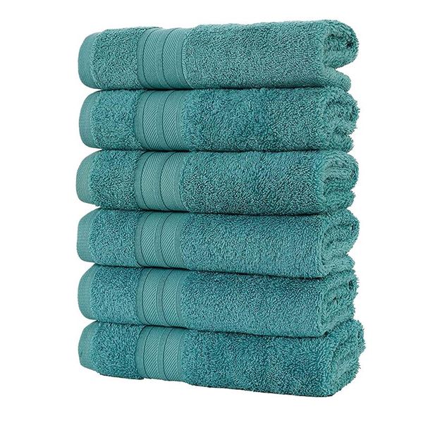 

towel 6pcs swimming pool home for adults durable el spa water absorb face towels bathroom supplies portable soft quick dry thick