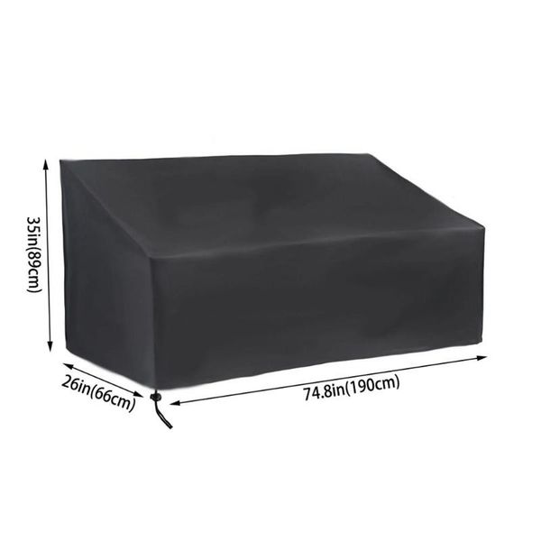 

heavy duty waterproof garden couch outdoor 2, 3, 4 seater bench seat cover furniture covers 3 size storage bags