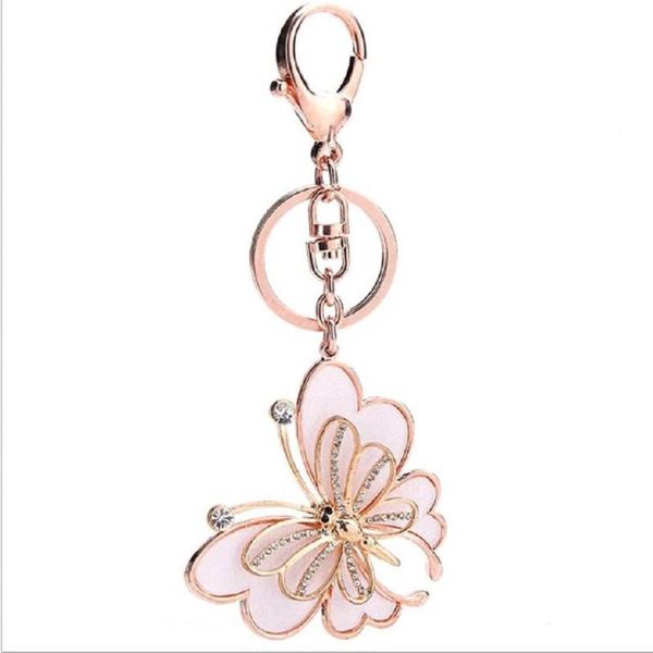 

keychains 1pc cute accessories fashion lovely car keychain couple bag creative butterfly, Silver