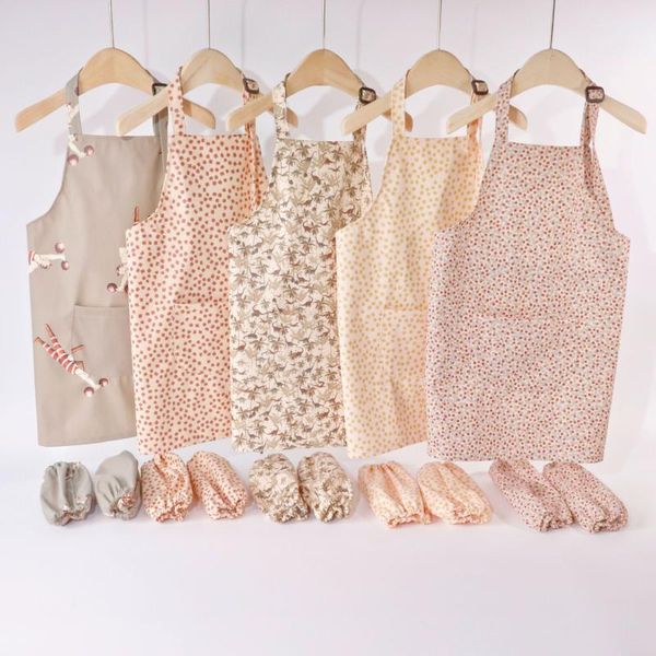 

bibs & burp cloths children's anti dressing apron waterproof painting coverall baby suspender skirt kindergarten day care center dirty