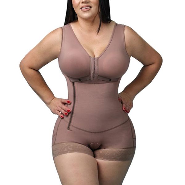 

women's shapers 3xlshapewear full body girdle slimming women high waist tummy weight loss belly bodysuit bellyfajas, Black;white