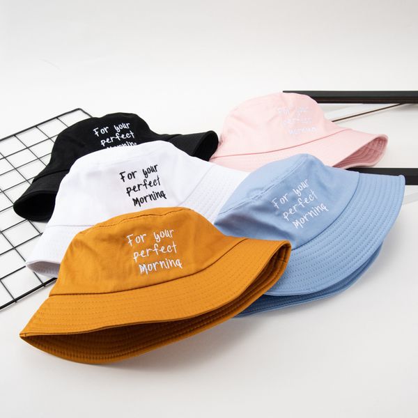 

fisherman hat soft sister literary and artistic versatile female fashion leisure sunscreen sunshade student basin, Yellow
