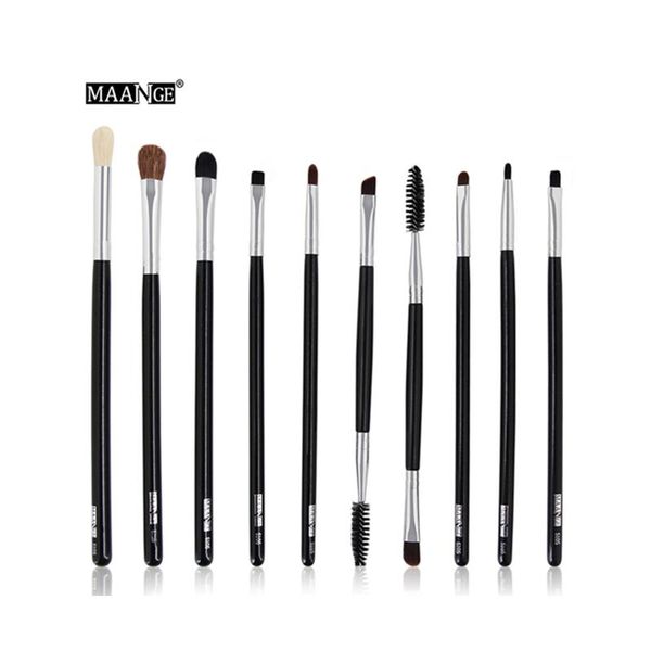 

eyelash curler 10 pcs makeup brushes set eye shadow blending eyebrow for cosmetic powder foundation blush