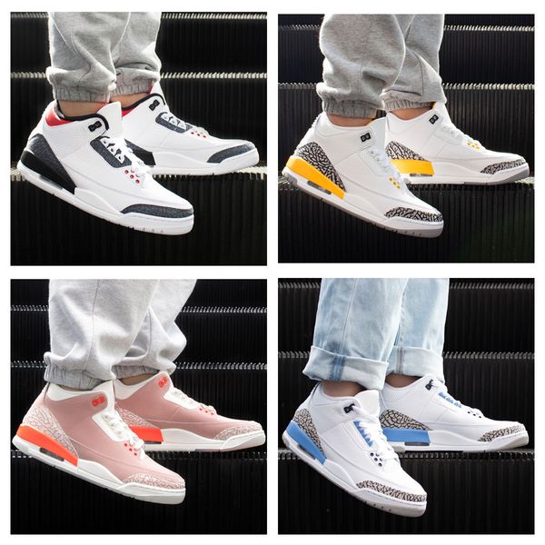 

2021 basketball shoes 3 3s rust pink ma maniere cool grey court purple 3s mens retro laser orange red cement black racer blue unc mens women