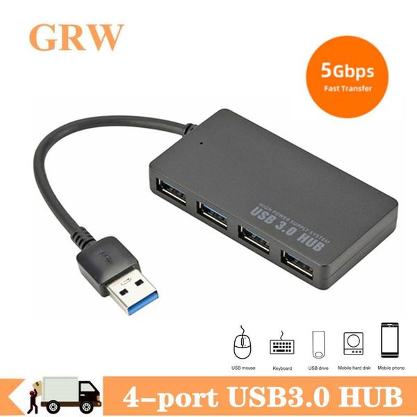 

hubs usb hub adapter for lappc high speed 3.0 external 4 port computer accessories
