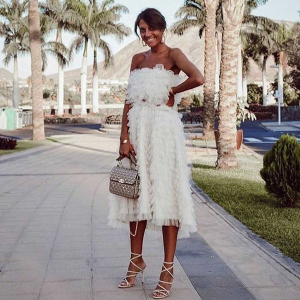 

luxury party evening dress 2021 women's bra sleevels, White;pink