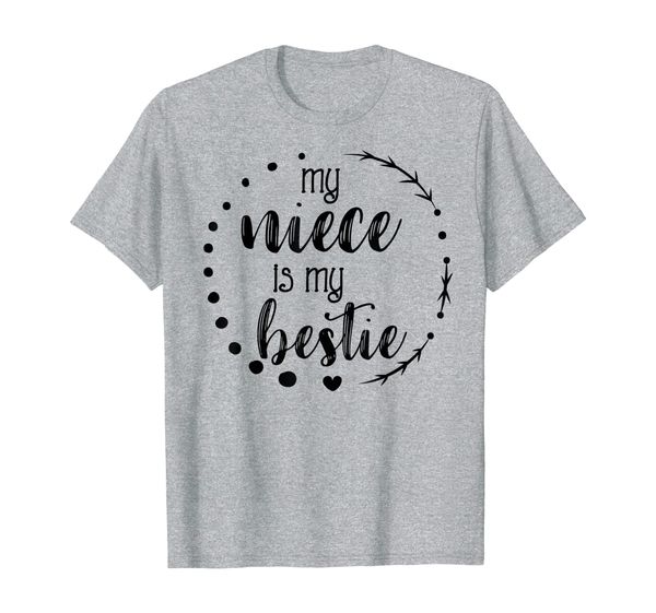 

my niece is my e cute t shirt for aunt, matching set, White;black
