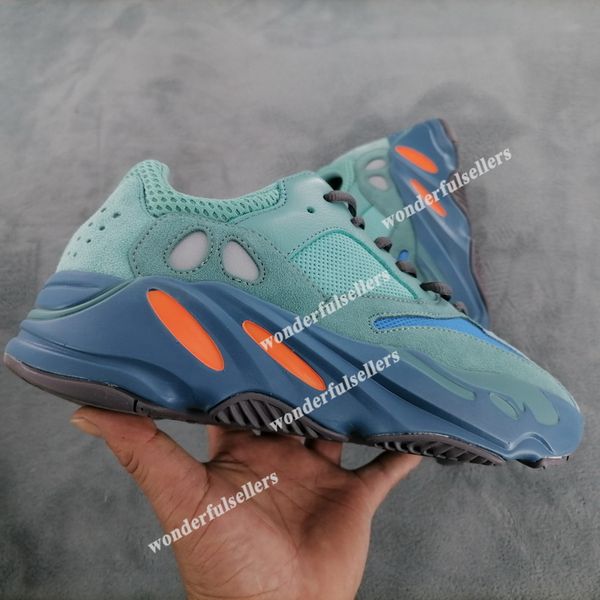 

[ba0ah] sapphire local version coconut 700 real popcorn running shoes gz2002 adds s boost 700 lanyu