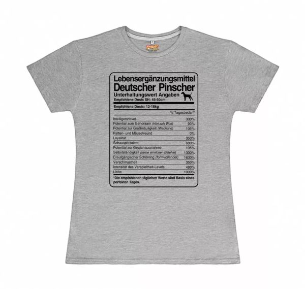 

T-Shirt Womens dose German Pinscher Life Supplements by siviwonder, Mainly pictures
