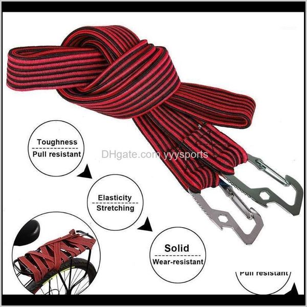 Supporto lombare 4M Tiedown Cargo Straps Car Motorcycle Rope Strong Metal Ratchet Con Bike Tow Buckle Belt Bag For Lage T2I71 Oaofp Lblw6