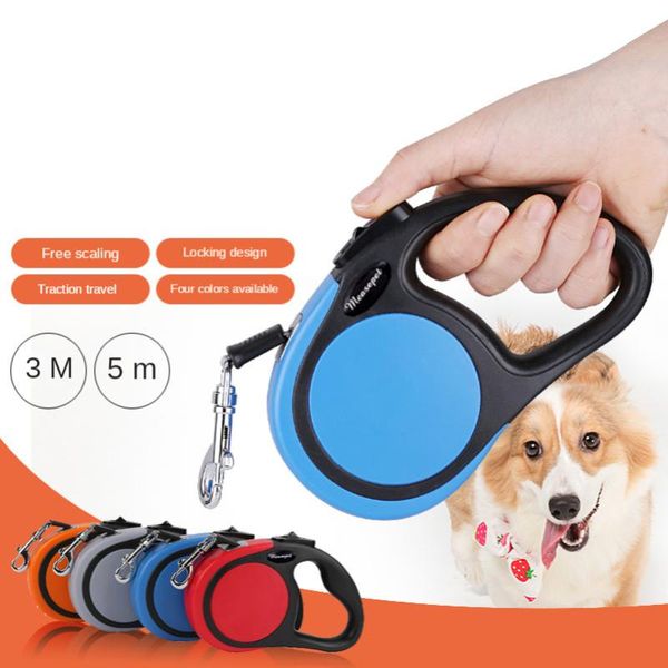 

model pet multicolor tractor traction rope dog automatic retractable collars & leashes