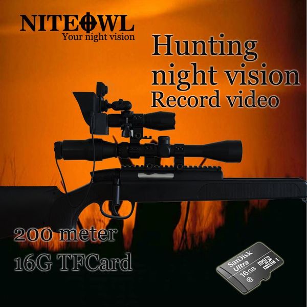 

hunting cameras niteowl x-2 digital patented night vision video recording function two camera 200 meter distance