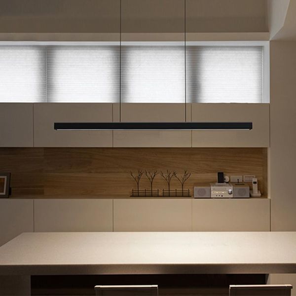 

pendant lamps modern design line light for dinning room minimalist ledlight bar hanging lamp kitchen island table suspension luminaire